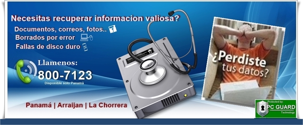 Recuperación de datos en Panamá